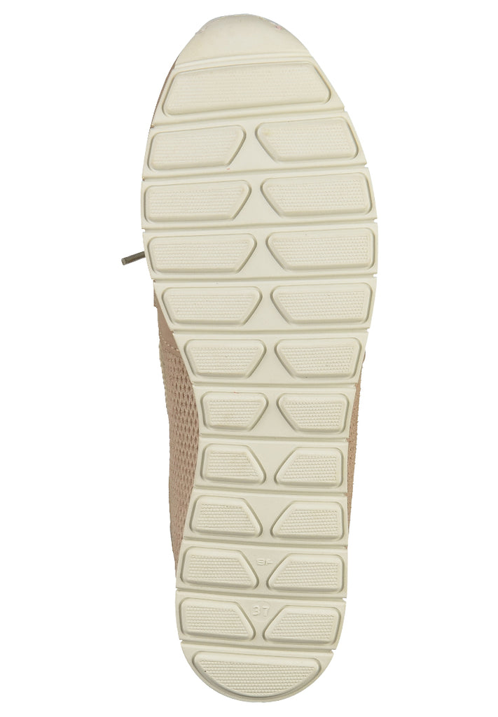 Tamaris Halbschuhe Leder Beige - surf4shoes
