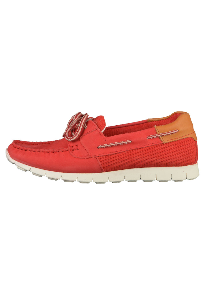 Tamaris Halbschuhe Leder Rot - surf4shoes