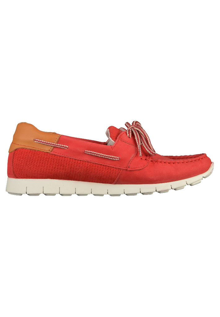 Tamaris Halbschuhe Leder Rot - surf4shoes