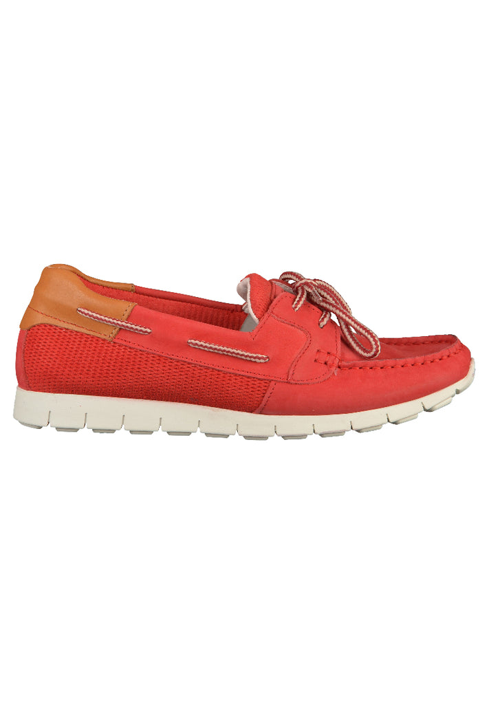 Tamaris Halbschuhe Leder Rot - surf4shoes