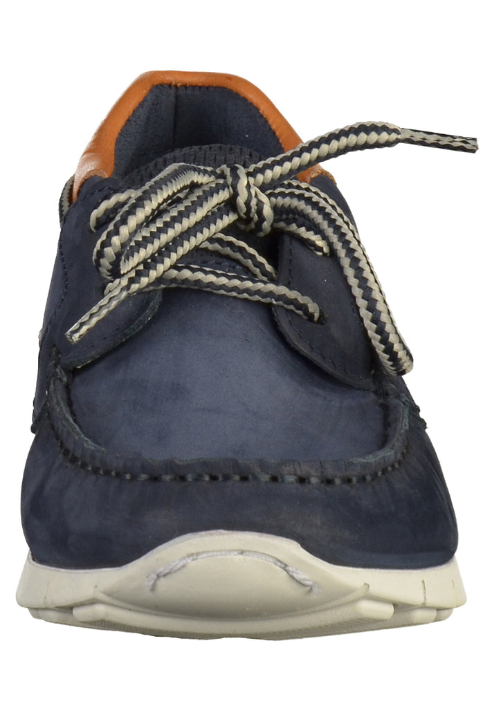 Tamaris Halbschuhe Leder Navy - surf4shoes