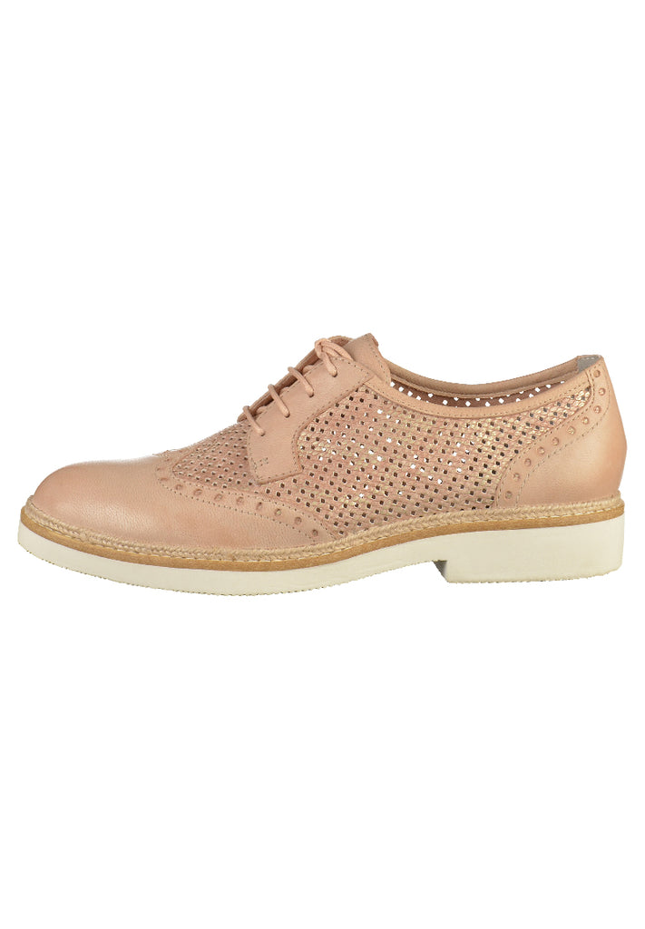 Tamaris Halbschuhe Leder Nude - surf4shoes