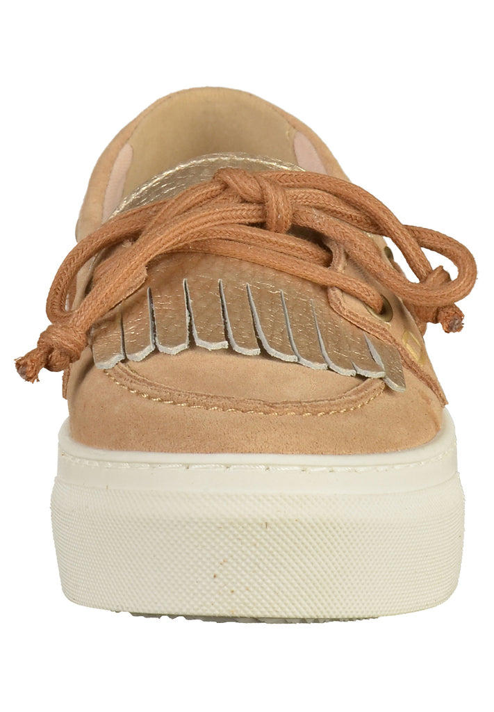 Tamaris Halbschuhe Leder Beige - surf4shoes