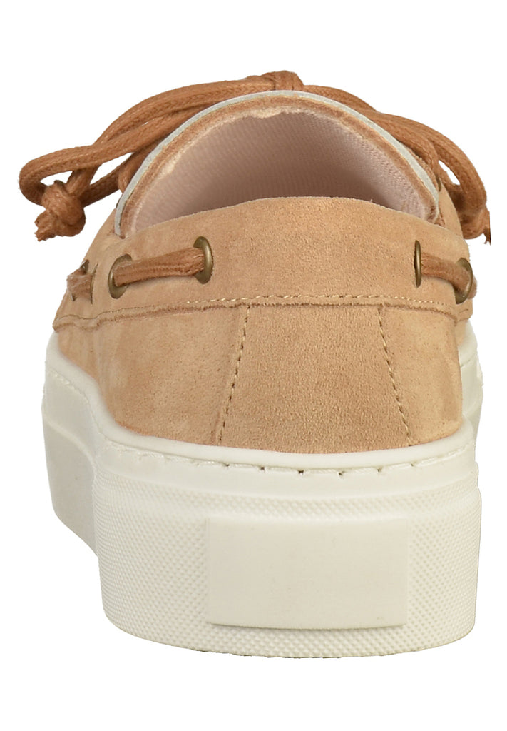 Tamaris Halbschuhe Leder Beige - surf4shoes