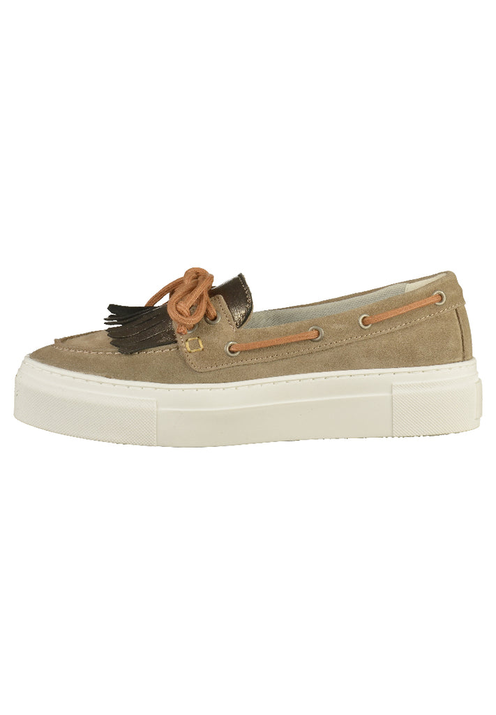 Tamaris Halbschuhe Leder Braun - surf4shoes