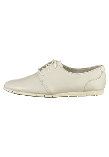 Tamaris Halbschuhe Leder Weiß - surf4shoes