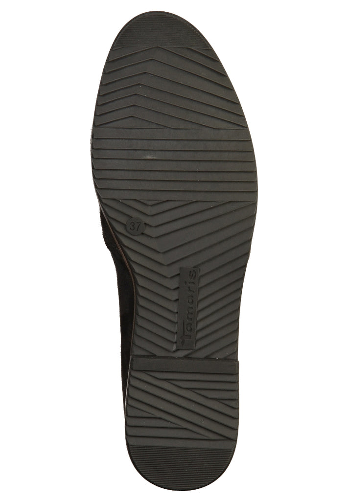 Tamaris Slipper Leder/Synthetik Schwarz - surf4shoes