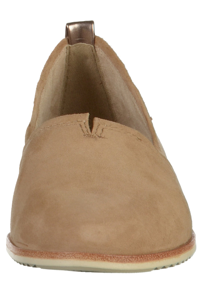 Tamaris Slipper Leder/Synthetik Antelope - surf4shoes