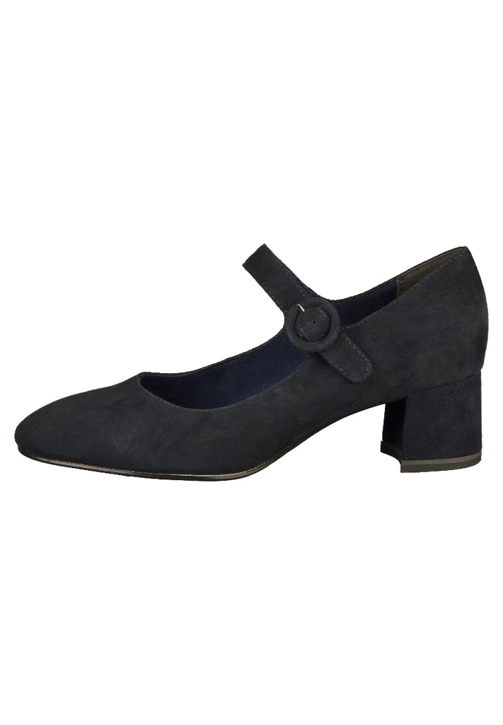 Tamaris Pumps Leder Navy - surf4shoes