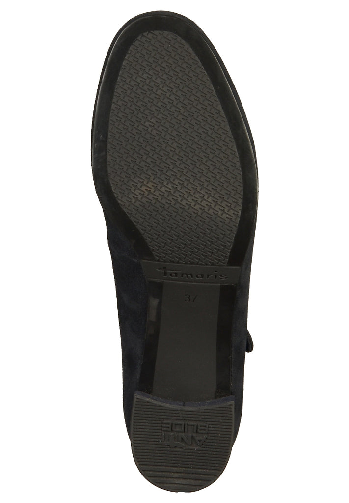 Tamaris Pumps Leder Navy - surf4shoes