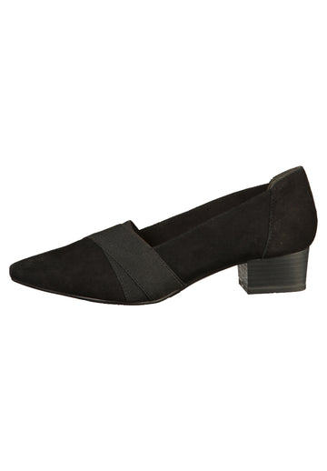 Tamaris Pumps Leder Schwarz - surf4shoes