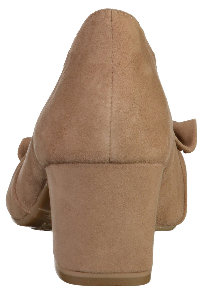 Tamaris Pumps Leder Taupe - surf4shoes