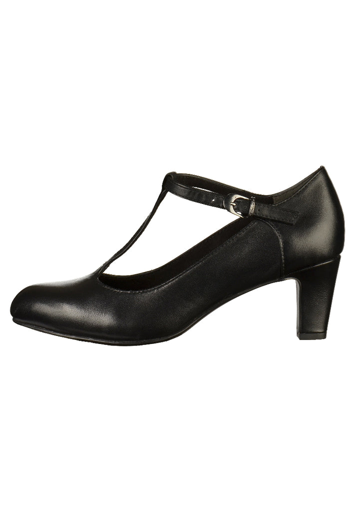Tamaris Pumps Leder Schwarz - surf4shoes