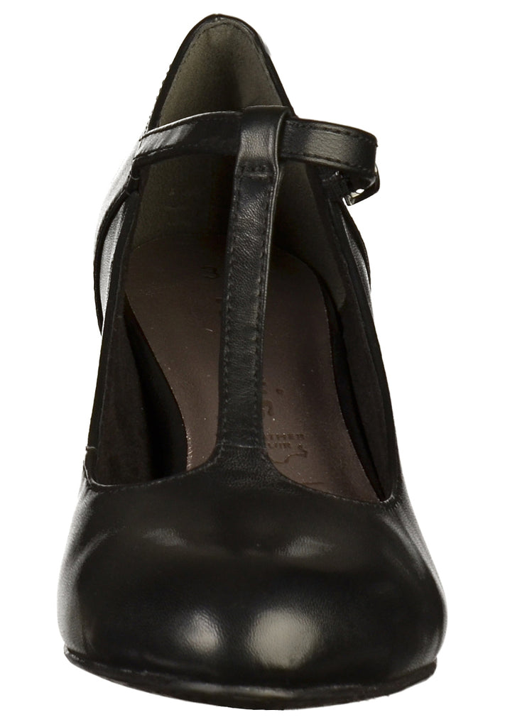 Tamaris Pumps Leder Schwarz - surf4shoes