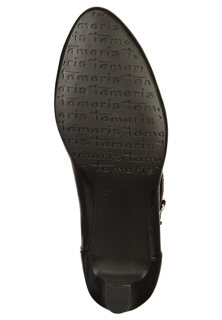 Tamaris Pumps Leder Schwarz - surf4shoes
