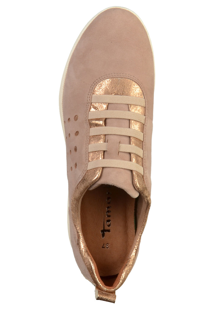 Tamaris Sneaker Leder Altrosa - surf4shoes
