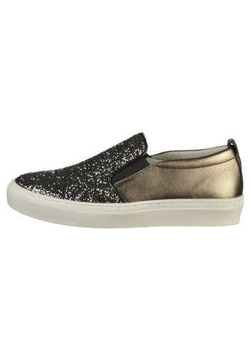 Tamaris Slipper Leder/Synthetik Platinum - surf4shoes