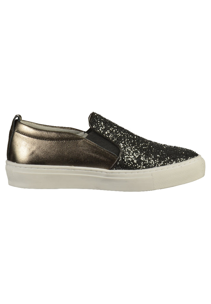 Tamaris Slipper Leder/Synthetik Platinum - surf4shoes
