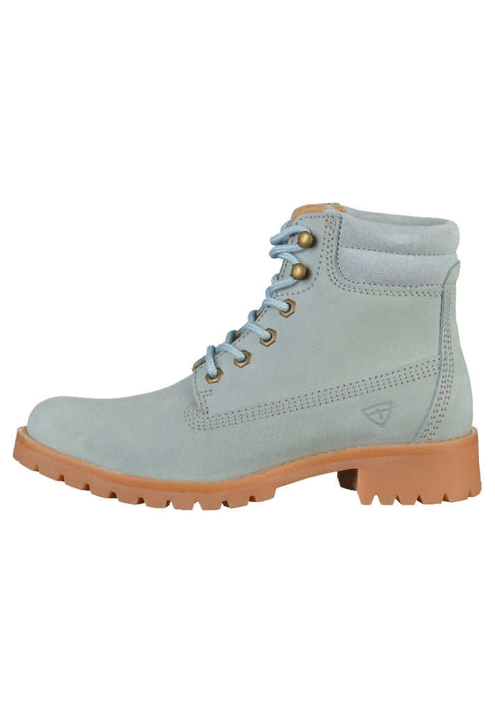 Tamaris Stiefelette Leder Hellblau - surf4shoes