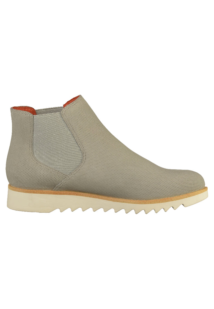 Tamaris Stiefelette Leder Hellgrau - surf4shoes