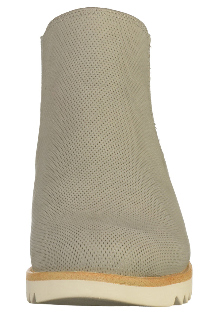 Tamaris Stiefelette Leder Hellgrau - surf4shoes