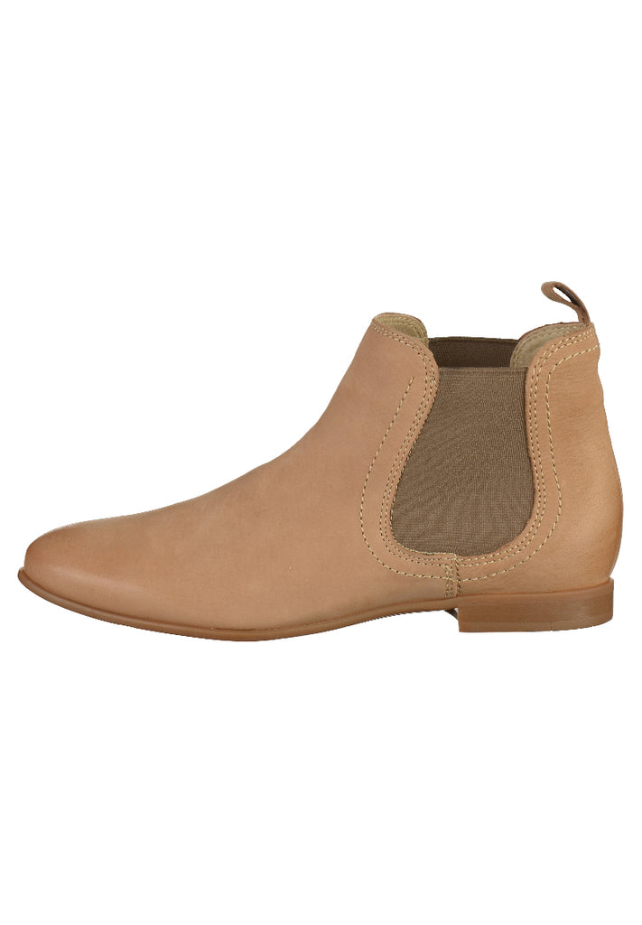 Tamaris Stiefelette Leder/Textil Sand - surf4shoes