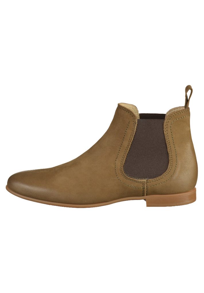 Tamaris Stiefelette Leder Oliv - surf4shoes