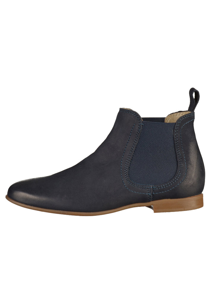 Tamaris Stiefelette Leder Navy - surf4shoes