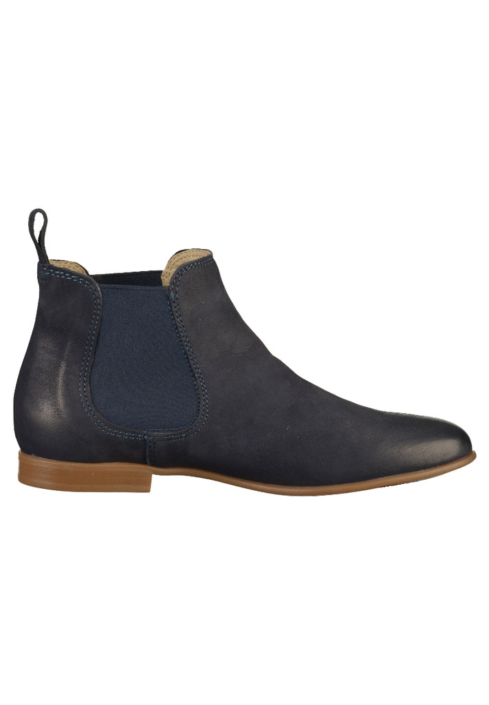 Tamaris Stiefelette Leder Navy - surf4shoes