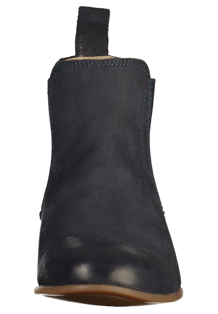 Tamaris Stiefelette Leder Navy - surf4shoes