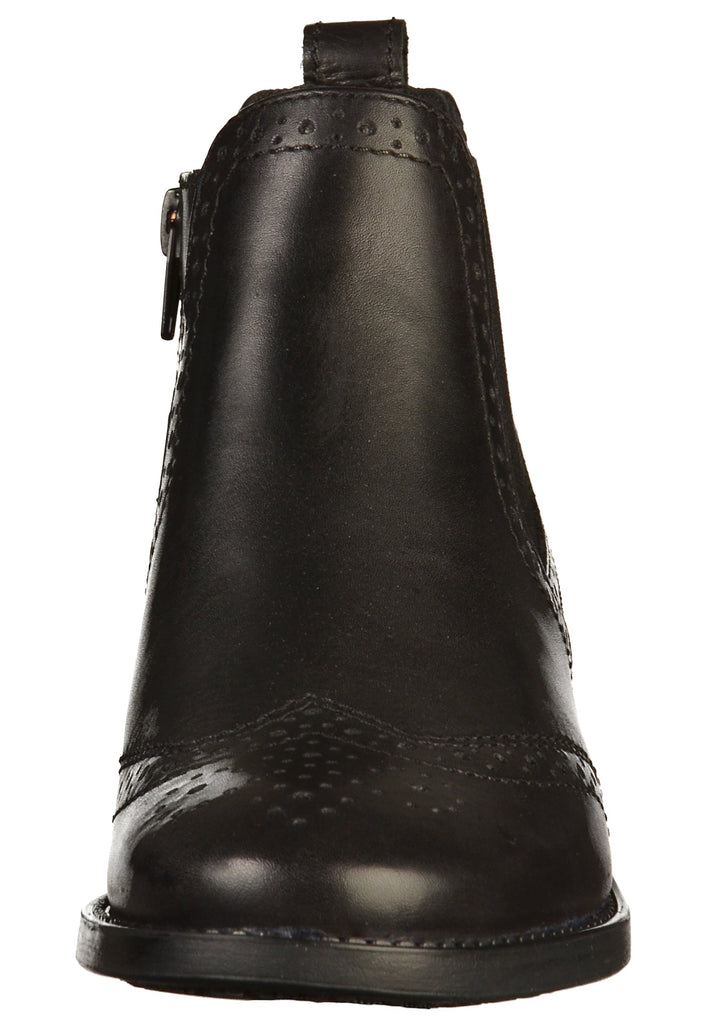 Tamaris Stiefelette Leder Schwarz - surf4shoes