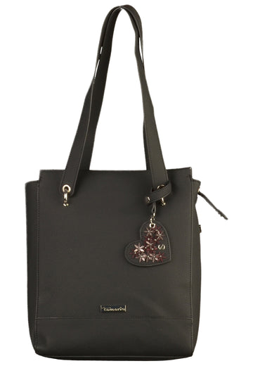 Tamaris Taschen Lederimitat Schwarz - surf4shoes