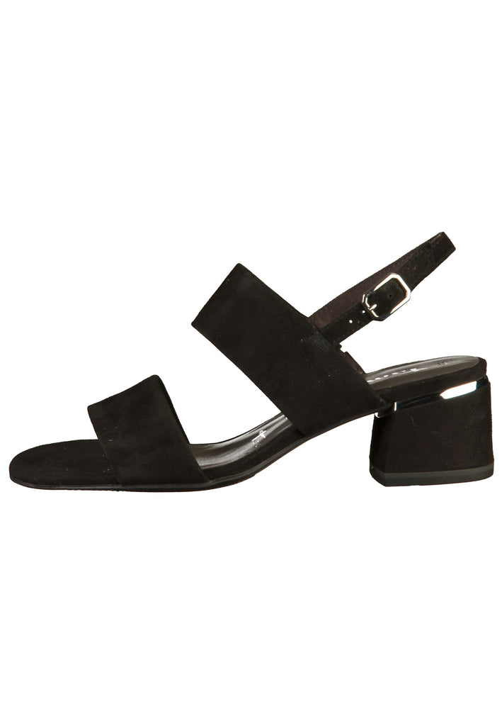 Tamaris Sandalen Leder Schwarz - surf4shoes
