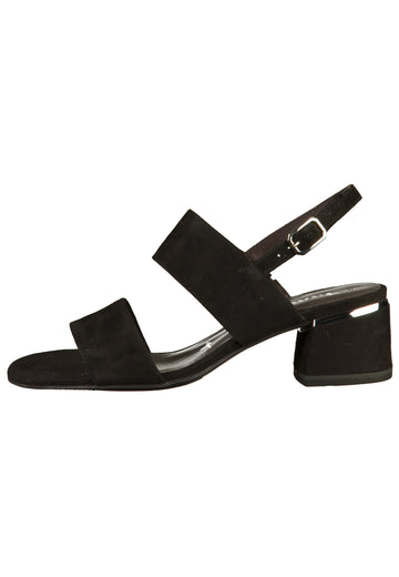 Tamaris Sandalen Leder Schwarz - surf4shoes