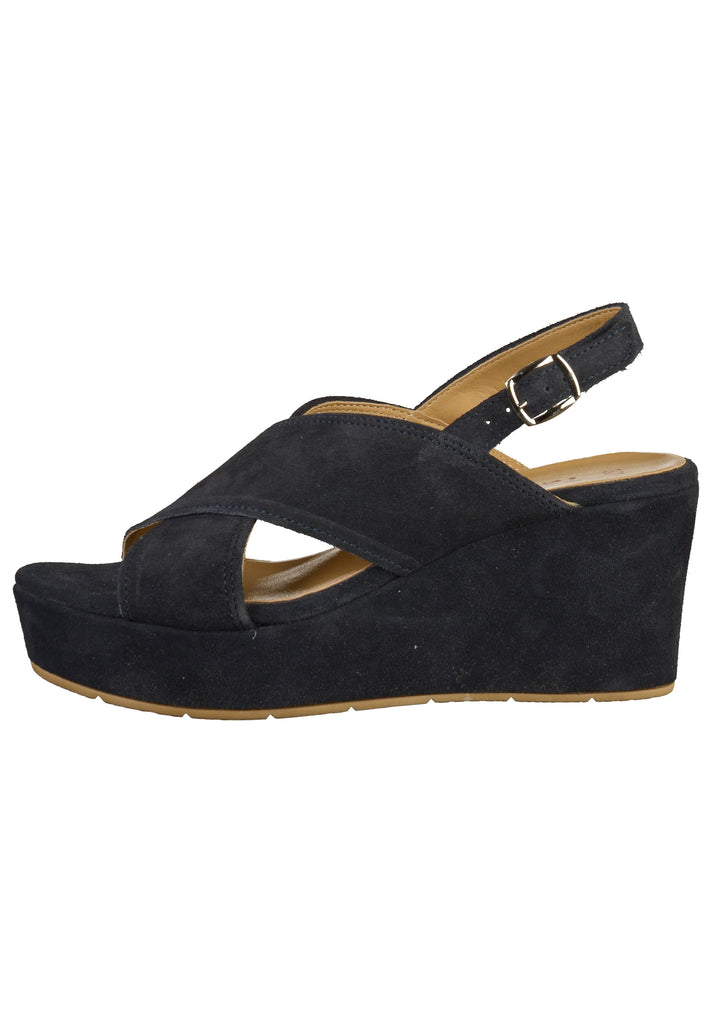 Tamaris Sandalen Leder Navy - surf4shoes