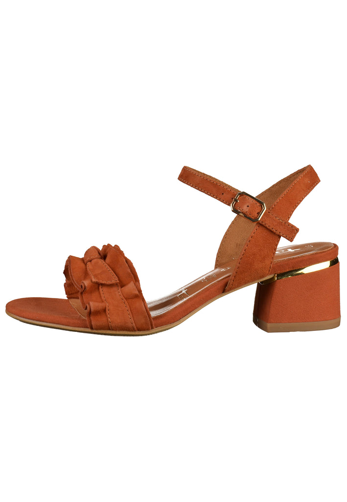 Tamaris Sandalen Leder Hellbraun - surf4shoes