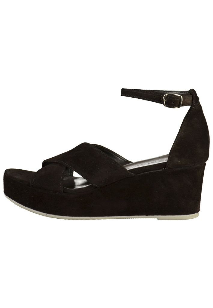 Tamaris Sandalen Leder Schwarz - surf4shoes