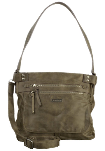 Tamaris Taschen Lederimitat Khaki - surf4shoes
