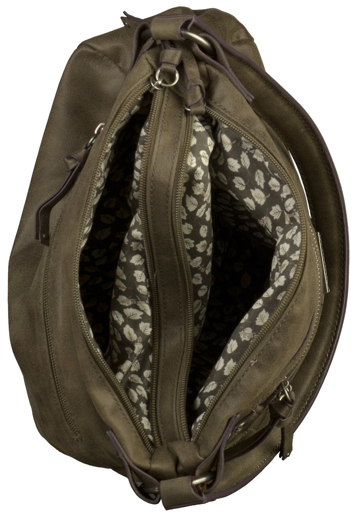 Tamaris Taschen Lederimitat Khaki - surf4shoes