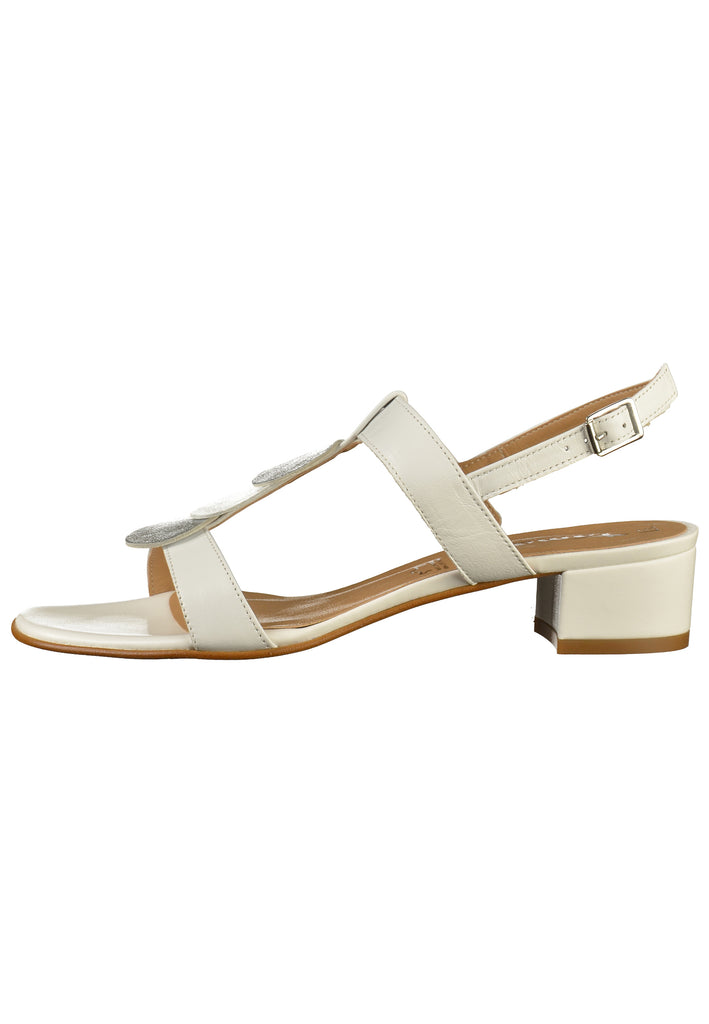 Tamaris Sandalen Leder Weiß - surf4shoes
