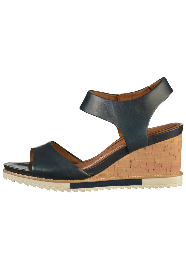 Tamaris Sandalen Leder Navy - surf4shoes