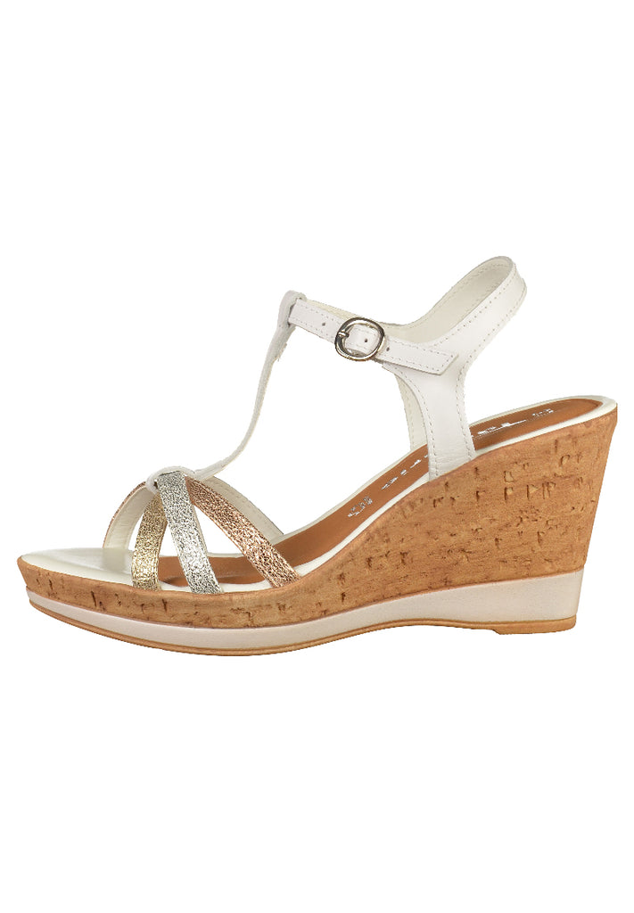 Tamaris Sandalen Leder Weiß - surf4shoes