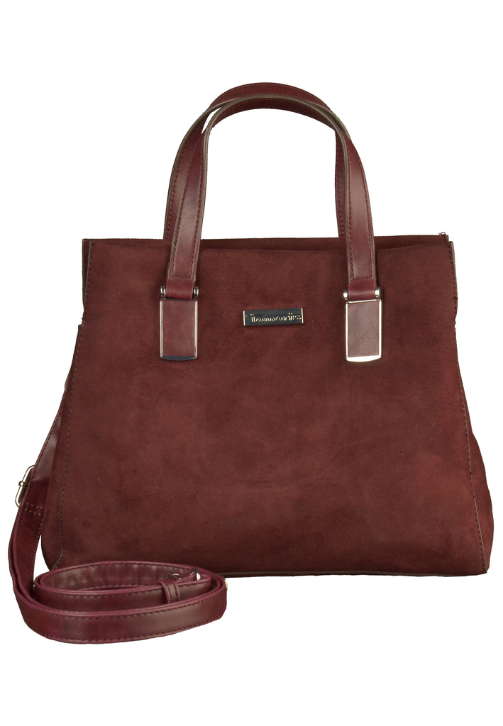 Tamaris Taschen Veloursleder Bordeaux - surf4shoes