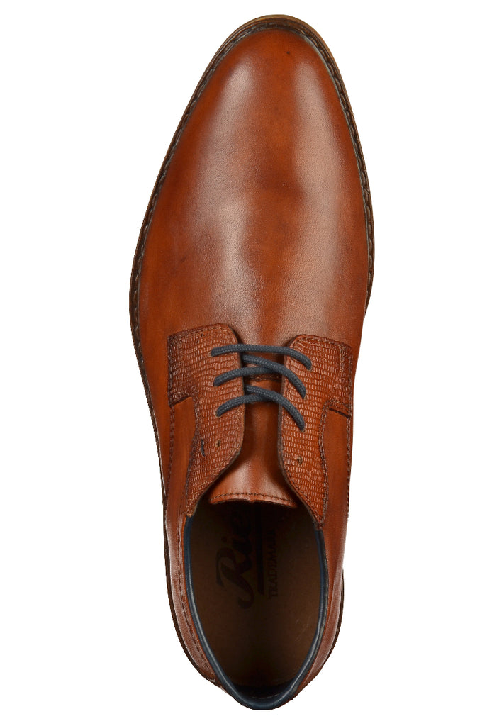 Rieker Businessschuhe Glattleder Braun - surf4shoes