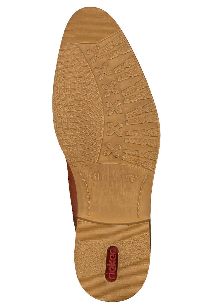 Rieker Businessschuhe Glattleder Braun - surf4shoes
