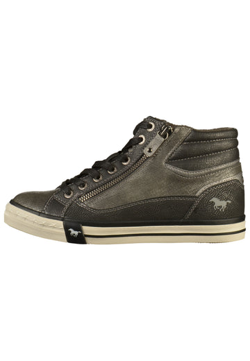 Mustang Sneaker Lederimitat Graphit - surf4shoes