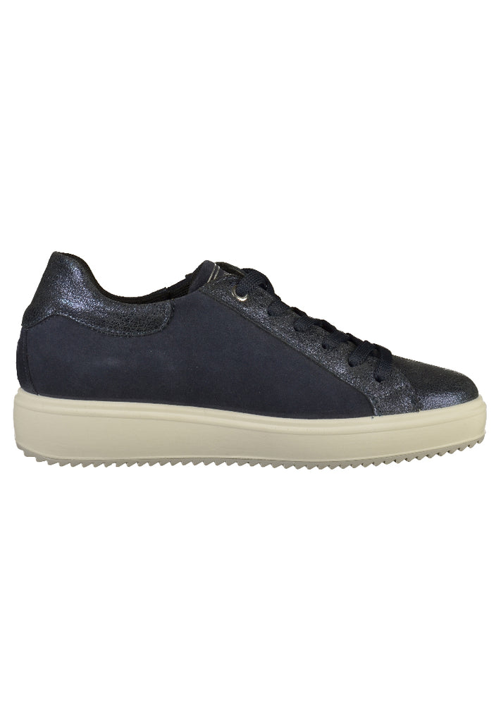 IGI&CO Sneaker Nubukleder Dunkelblau - surf4shoes