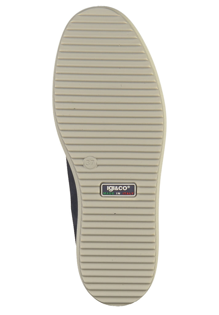 IGI&CO Sneaker Nubukleder Dunkelblau - surf4shoes