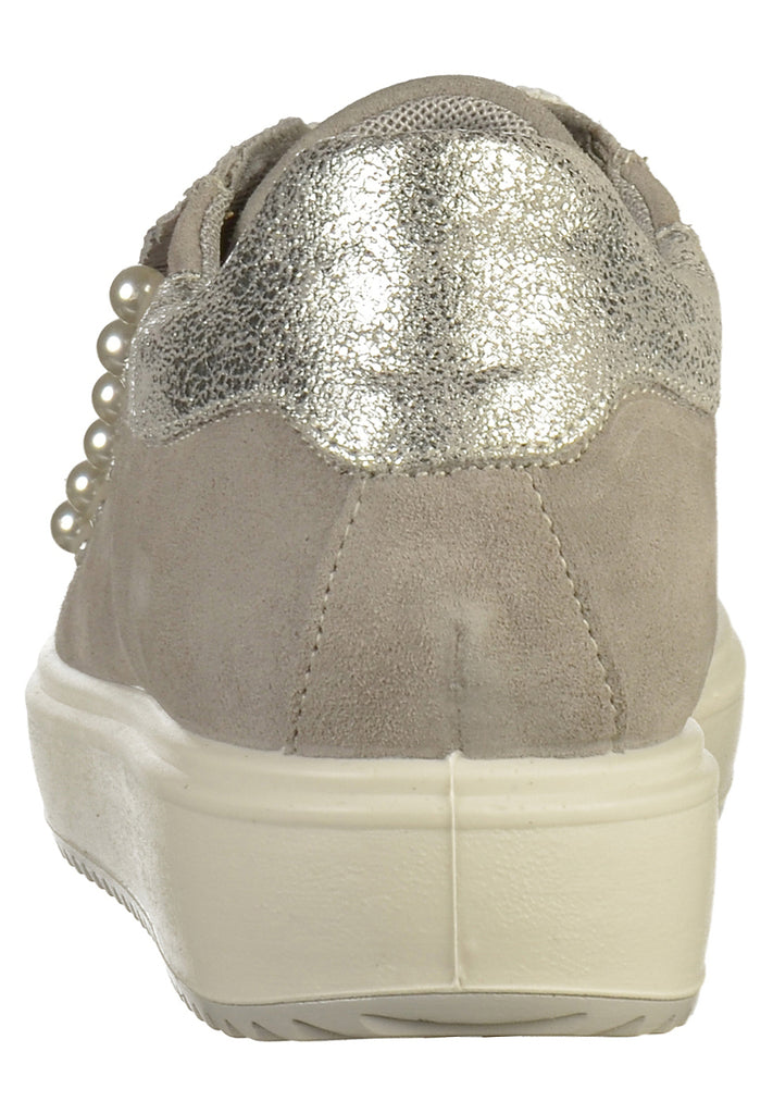 IGI&CO Sneaker Nubukleder Silber - surf4shoes