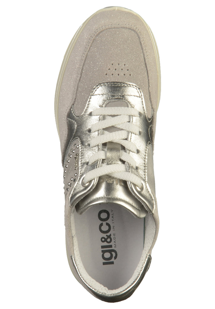 IGI&CO Halbschuhe Leder Silber - surf4shoes